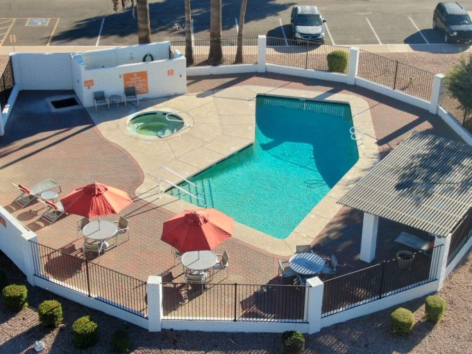 Aerial view of Swimming Pool