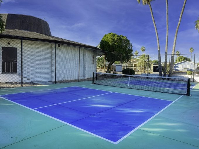 Pickleball court